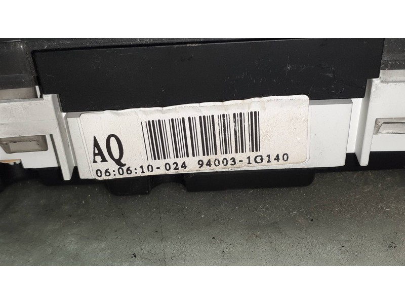 Recambio de cuadro instrumentos para kia rio 1.4 active referencia OEM IAM 940031G140  