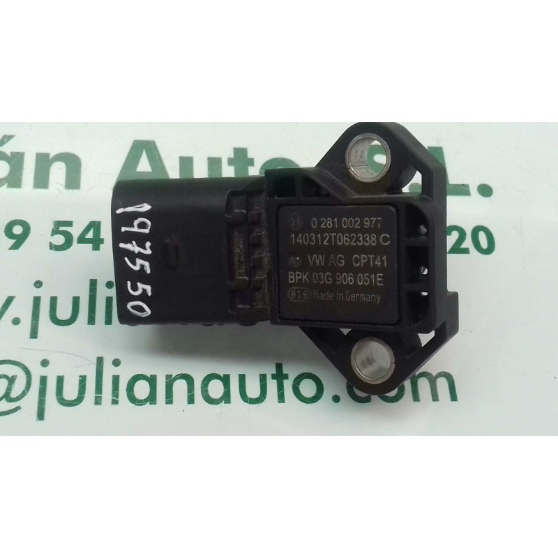 Recambio de sensor presion para seat leon (5f1) reference referencia OEM IAM 03G906051E 0281002977 BOSCH