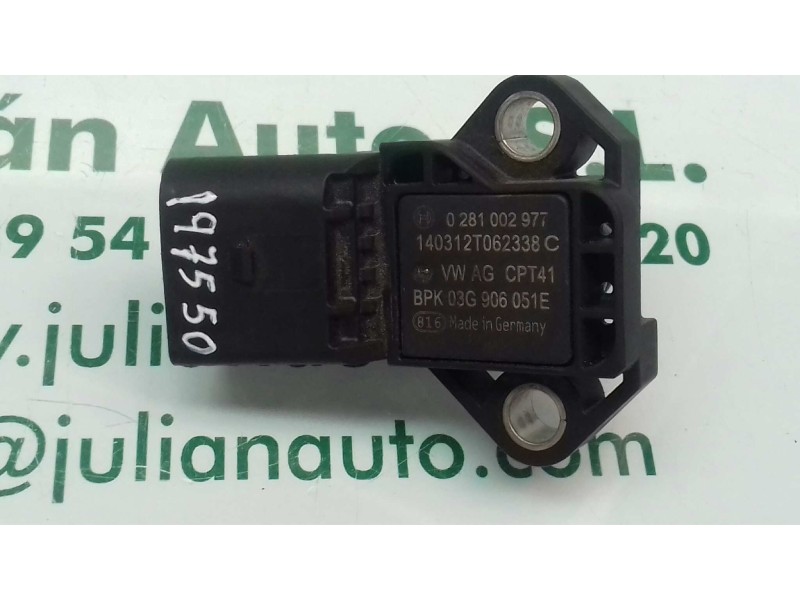 Recambio de sensor presion para seat leon (5f1) reference referencia OEM IAM 03G906051E 0281002977 BOSCH