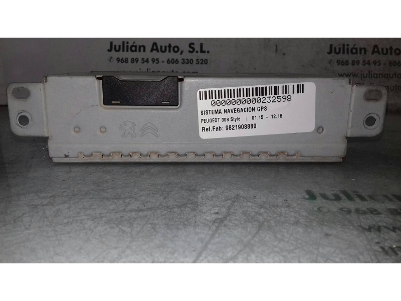 Recambio de sistema navegacion gps para peugeot 308 style referencia OEM IAM 9821908880  CONTINENTAL