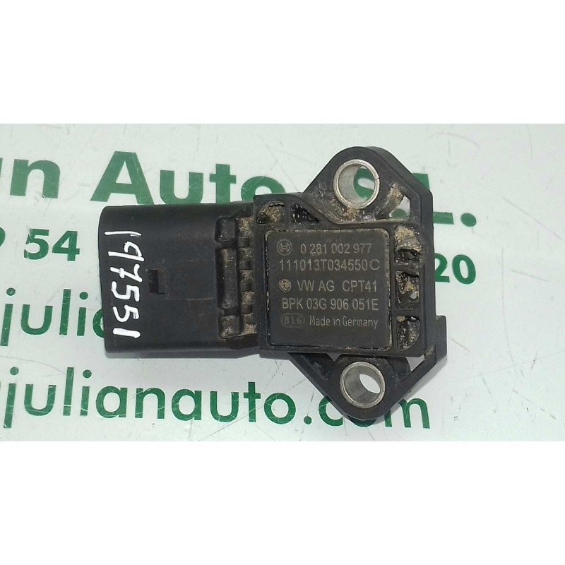 Recambio de sensor presion para seat ibiza (6j5) reference referencia OEM IAM 03G906051E 0281002977 BOSCH