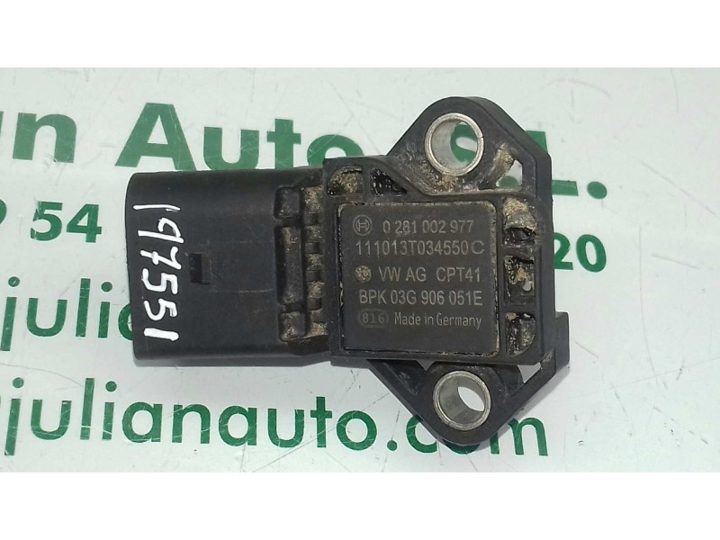 Recambio de sensor presion para seat ibiza (6j5) reference referencia OEM IAM 03G906051E 0281002977 BOSCH