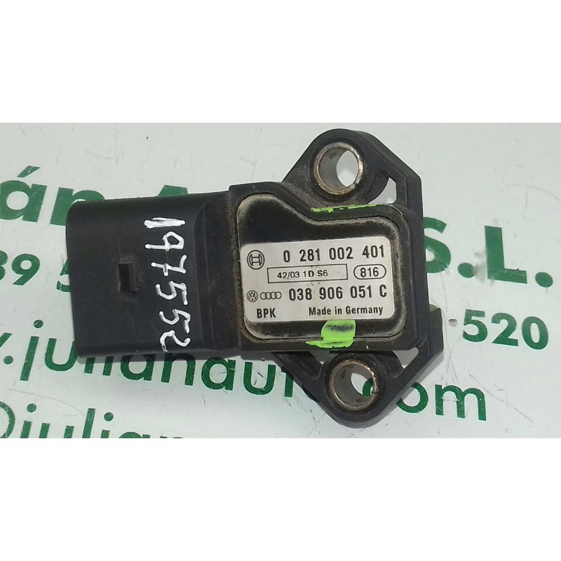 Recambio de sensor presion para volkswagen passat berlina (3c2) advance referencia OEM IAM 038906051C 0281002401 BOSCH