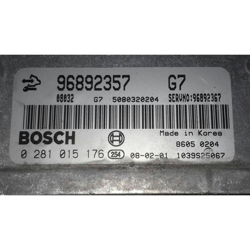 Recambio de centralita motor uce para chevrolet captiva 2.0 vcdi ls referencia OEM IAM 96892357 0281015176 BOSCH