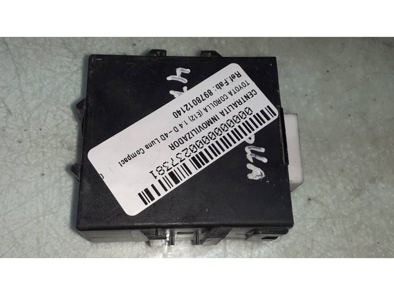 Recambio de centralita inmovilizador para toyota corolla (e12) 1.4 d-4d luna compact referencia OEM IAM 8978012140 626149000 97R