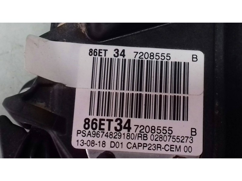 Recambio de pedal acelerador para peugeot 308 style referencia OEM IAM 9674829180 86ET347208555 0280755273