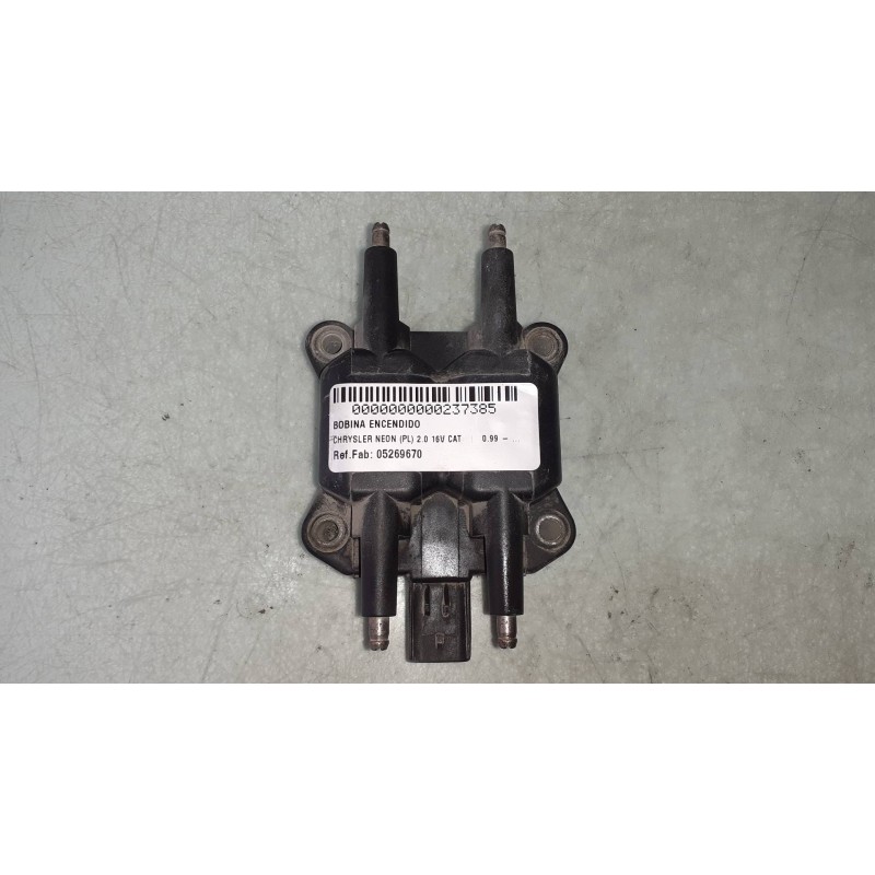 Recambio de bobina encendido para chrysler neon (pl) 2.0 16v cat referencia OEM IAM 05269670  CONECTOR 3 PINES