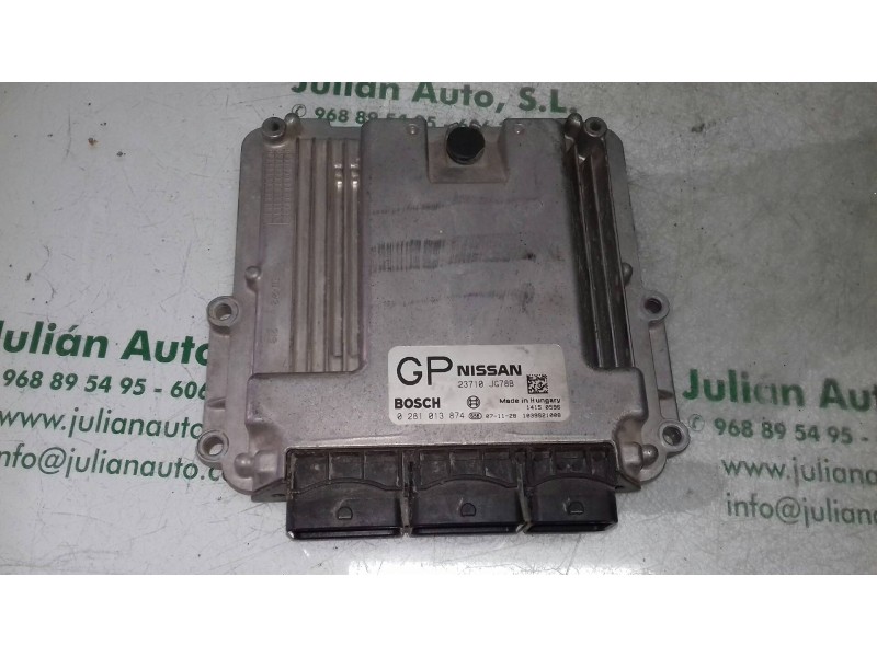 Recambio de centralita motor uce para nissan x-trail (t31) le referencia OEM IAM 23710JG78B 0281013874 BOSCH