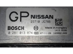 Recambio de centralita motor uce para nissan x-trail (t31) le referencia OEM IAM 23710JG78B 0281013874 BOSCH 2