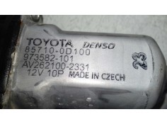 Recambio de elevalunas trasero izquierdo para toyota auris active referencia OEM IAM 857100D100 973582101 DENSO 2