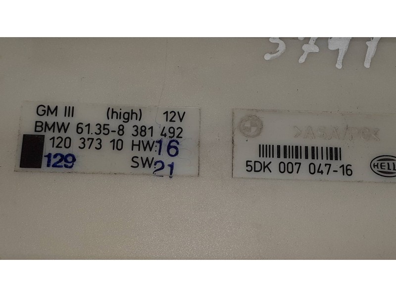 Recambio de modulo electronico para bmw serie 5 berlina (e39) 530d referencia OEM IAM 61358381492 12037310 5DK00704716