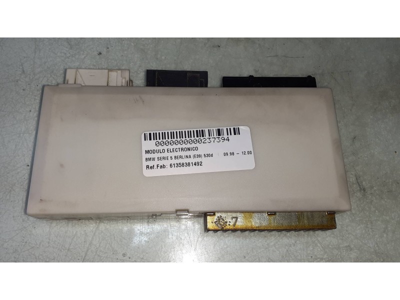 Recambio de modulo electronico para bmw serie 5 berlina (e39) 530d referencia OEM IAM 61358381492 12037310 5DK00704716