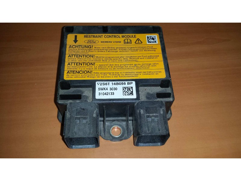 Recambio de centralita airbag para ford fiesta (cbk) ambiente referencia OEM IAM 5WK43030 2S6T14B056BP 