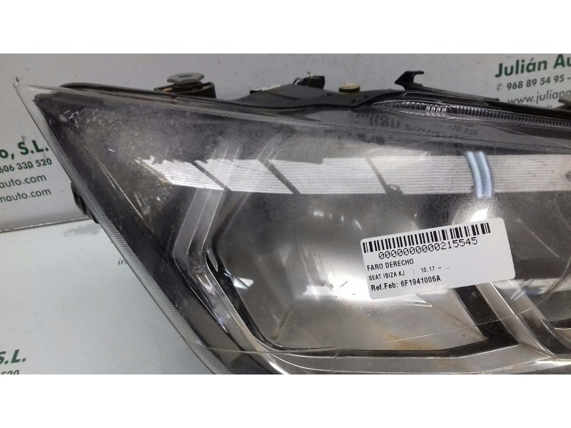 Recambio de faro derecho para seat ibiza kj referencia OEM IAM 6F1941006A 90120769 