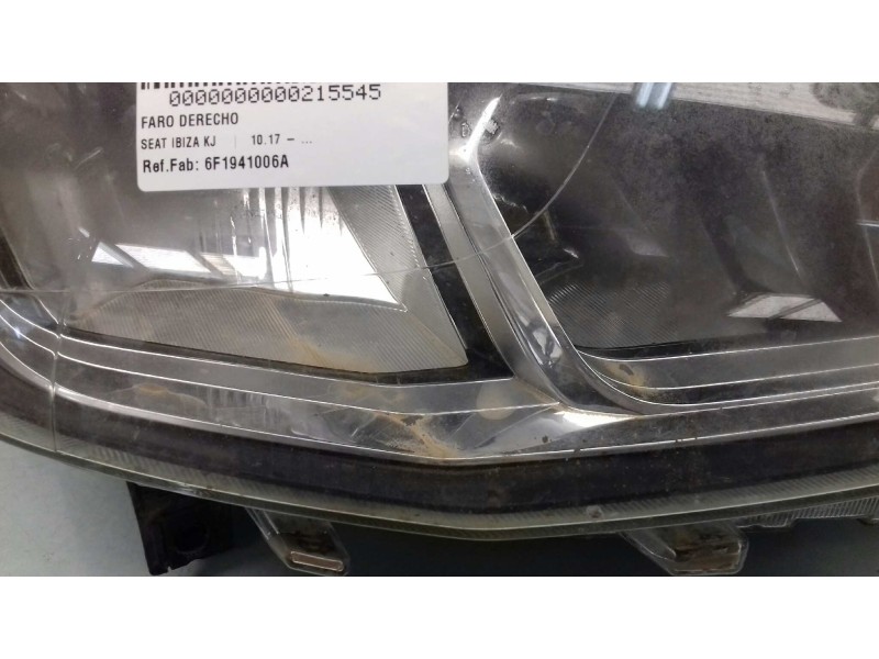 Recambio de faro derecho para seat ibiza kj referencia OEM IAM 6F1941006A 90120769 