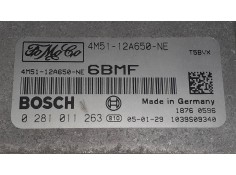 Recambio de centralita motor uce para ford focus berlina (cap) ghia referencia OEM IAM 4M5112A650NE 0281011263 BOSCH 2