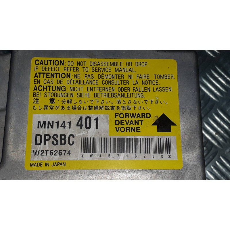 Recambio de centralita airbag para mitsubishi grandis (na0w) 2.0 di-d inform referencia OEM IAM W2T62674 MN141401 DPSBC