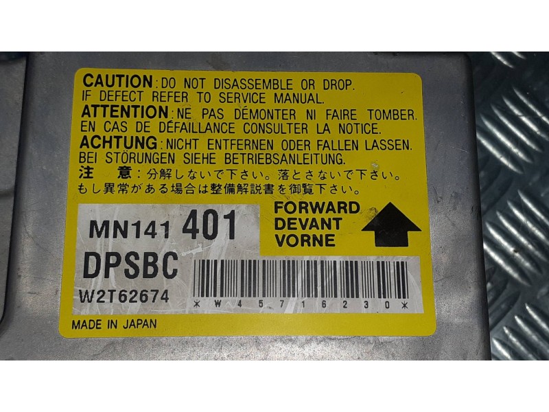Recambio de centralita airbag para mitsubishi grandis (na0w) 2.0 di-d inform referencia OEM IAM W2T62674 MN141401 DPSBC