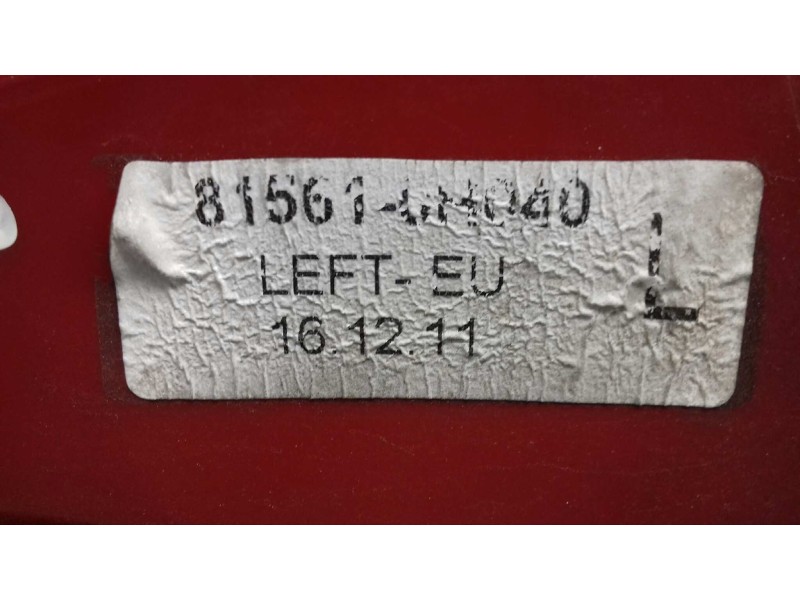 Recambio de piloto trasero izquierdo para peugeot 107 urban referencia OEM IAM 815600H040  