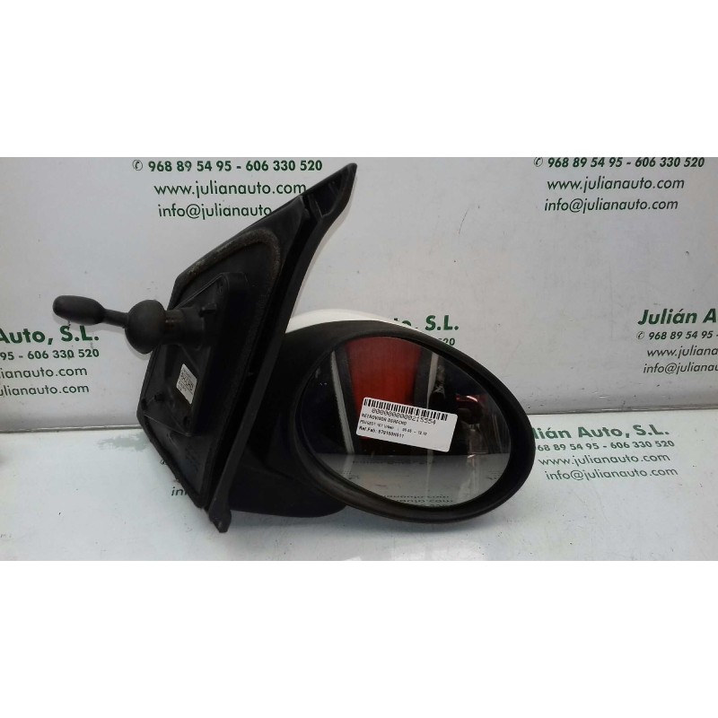 Recambio de retrovisor derecho para peugeot 107 urban referencia OEM IAM 879100H011  MANUAL