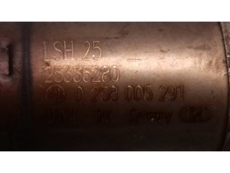 Recambio de sonda lambda para opel astra g berlina club referencia OEM IAM 0258005291 25335280 BOSCH