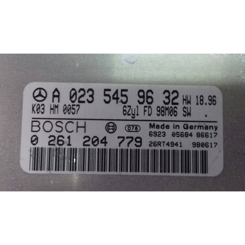 Recambio de centralita motor uce para mercedes-benz clase e (w210) berlina 3.2 24v cat referencia OEM IAM A0235459632 0264204779