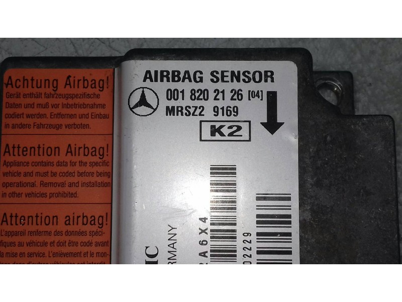 Recambio de centralita airbag para mercedes-benz clase e (w210) berlina 3.2 24v cat referencia OEM IAM 0018202126 MRSZ29169 TEMI
