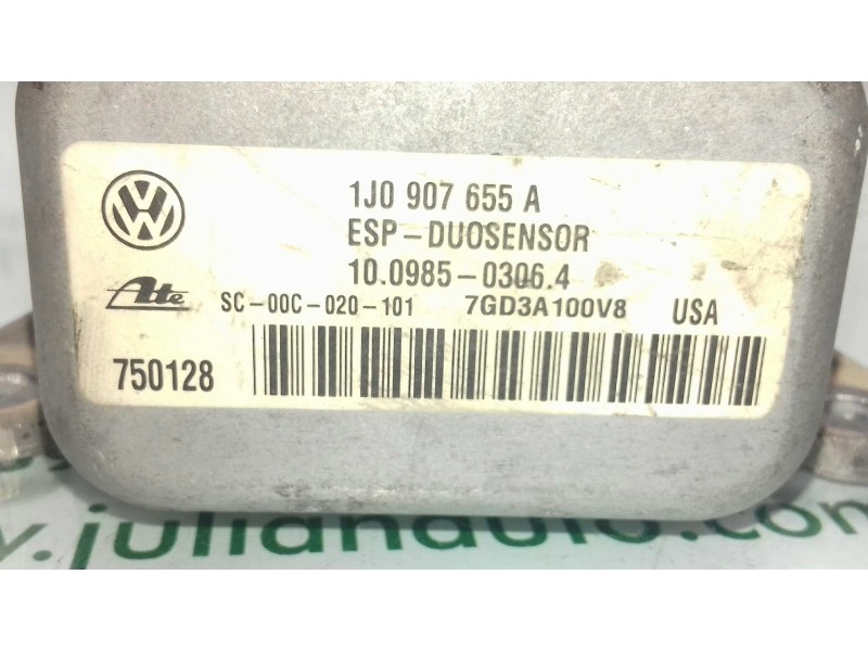 Recambio de modulo electronico para volkswagen new beetle cabriolet (1y7) 2.0 referencia OEM IAM 1J0907655A 10098503064 ESP