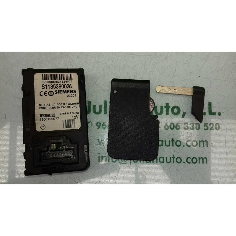 Recambio de conmutador de arranque para renault scenic ii grand confort authentique referencia OEM IAM S118539002A 8200125077 LE