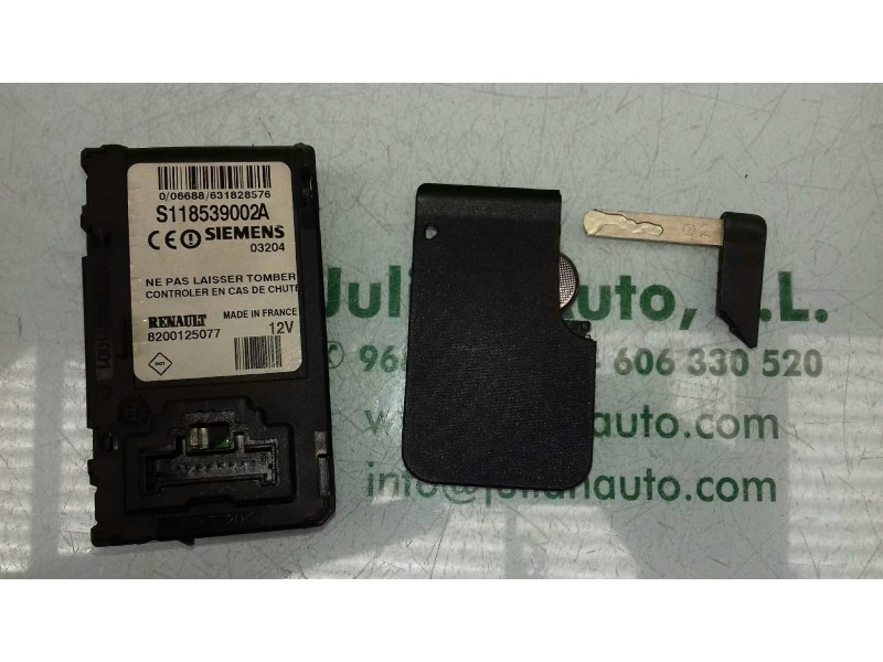 Recambio de conmutador de arranque para renault scenic ii grand confort authentique referencia OEM IAM S118539002A 8200125077 LE