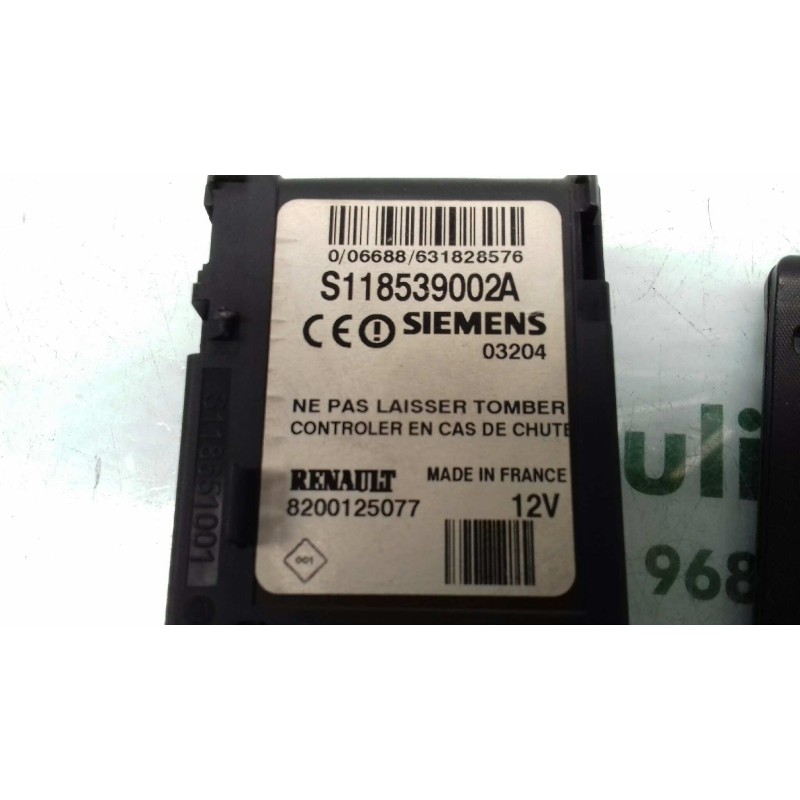 Recambio de conmutador de arranque para renault scenic ii grand confort authentique referencia OEM IAM S118539002A 8200125077 LE