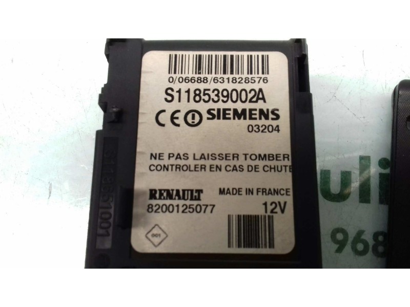 Recambio de conmutador de arranque para renault scenic ii grand confort authentique referencia OEM IAM S118539002A 8200125077 LE