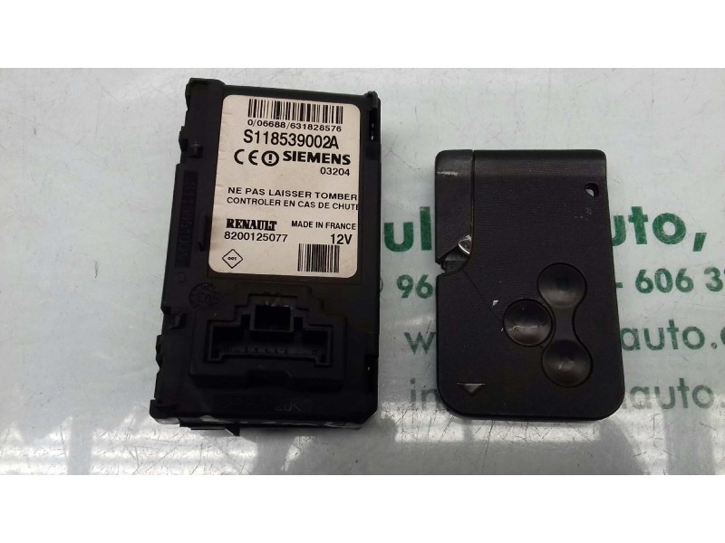 Recambio de conmutador de arranque para renault scenic ii grand confort authentique referencia OEM IAM S118539002A 8200125077 LE
