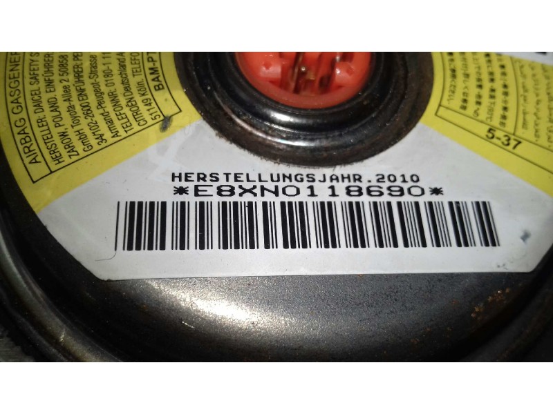 Recambio de airbag delantero izquierdo para peugeot 107 urban referencia OEM IAM E8XN0118690 5ADA3N1215290 