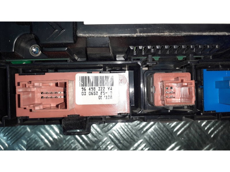 Recambio de mando climatizador para citroen c5 berlina sx (e) referencia OEM IAM 96573328YW 96498322YW VP4PUH18C612ME