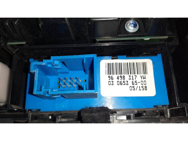 Recambio de mando climatizador para citroen c5 berlina sx (e) referencia OEM IAM 96573328YW 96498322YW VP4PUH18C612ME