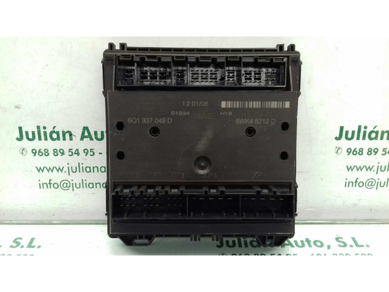 Recambio de modulo confort para seat ibiza (6l1) stella referencia OEM IAM 6Q1937049D 5WK48212D SIEMENS