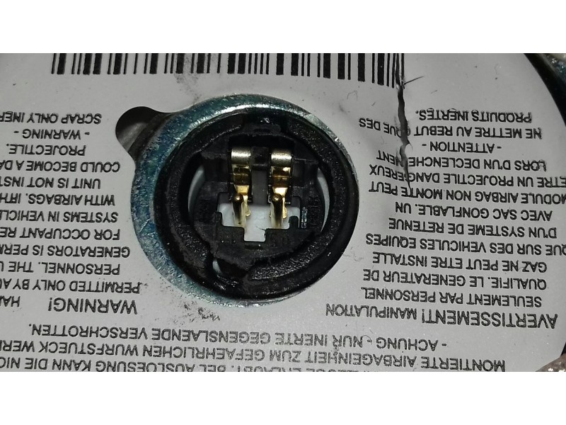 Recambio de airbag delantero izquierdo para citroen c2 furio referencia OEM IAM 96380009UD  2 PINES
