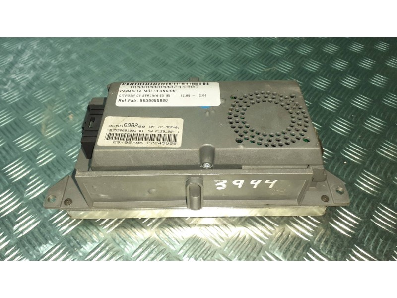 Recambio de pantalla multifuncion para citroen c5 berlina sx (e) referencia OEM IAM 9656690880  SWFLZ92B