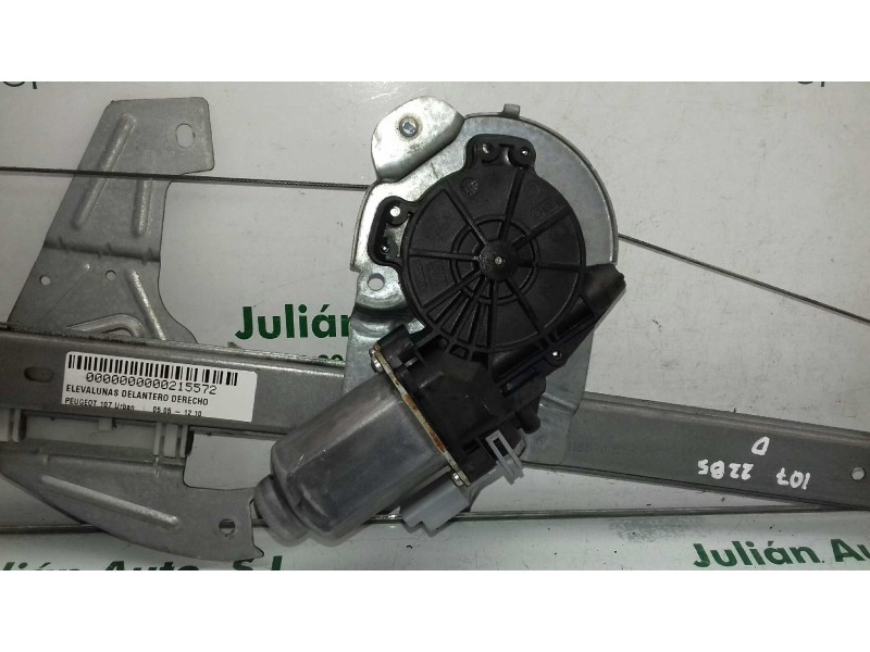 Recambio de elevalunas delantero derecho para peugeot 107 urban referencia OEM IAM 118670RH  ELECTRICO
