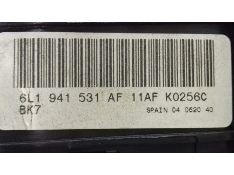 Recambio de mando luces para seat ibiza (6l1) stella referencia OEM IAM 6L1941531AF  