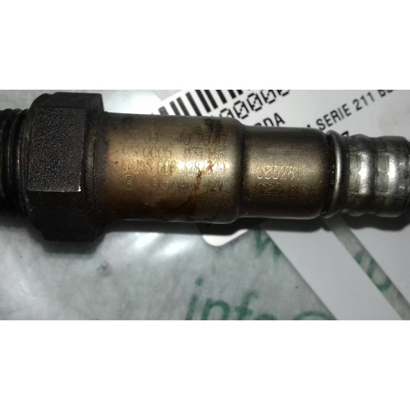 Recambio de sonda lambda para mercedes-benz clase e (w211) berlina e 500 (211.070) referencia OEM IAM 0015407617 0258006328 0258