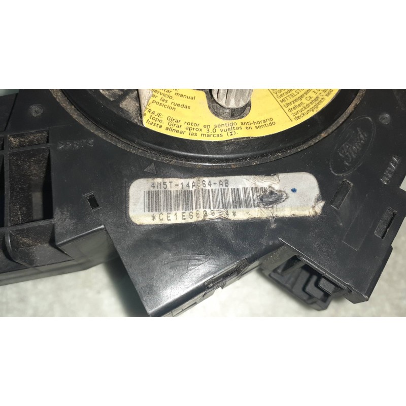 Recambio de anillo airbag para ford focus cabrio (ca5) titanium referencia OEM IAM 4M5T14A664AB 2 CONECTORES CE1E660084