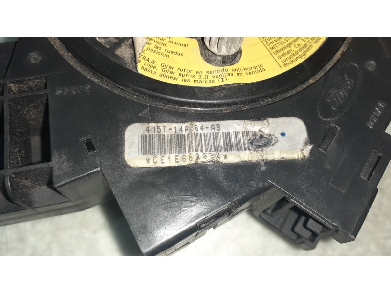 Recambio de anillo airbag para ford focus cabrio (ca5) titanium referencia OEM IAM 4M5T14A664AB 2 CONECTORES CE1E660084