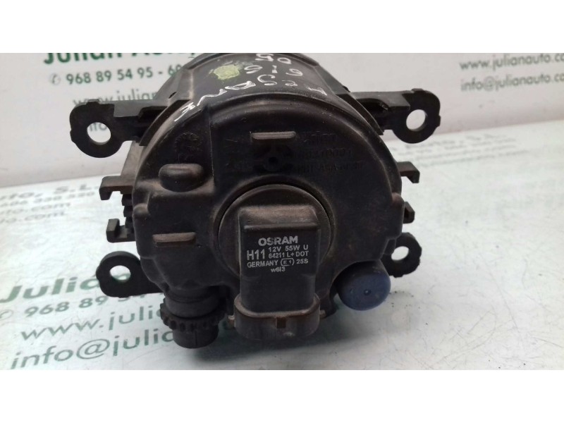 Recambio de faro antiniebla izquierdo para renault megane ii berlina 5p dynamique referencia OEM IAM 8200074008 89202501 8921009