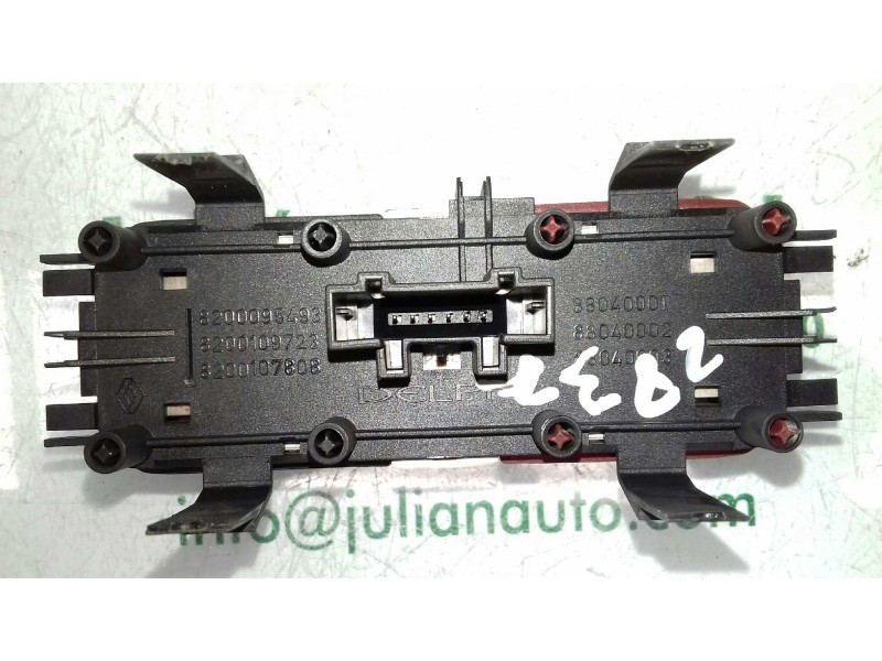 Recambio de warning para renault megane ii berlina 5p confort expression referencia OEM IAM 8200095493 88040001 CIERRE PUERTAS
