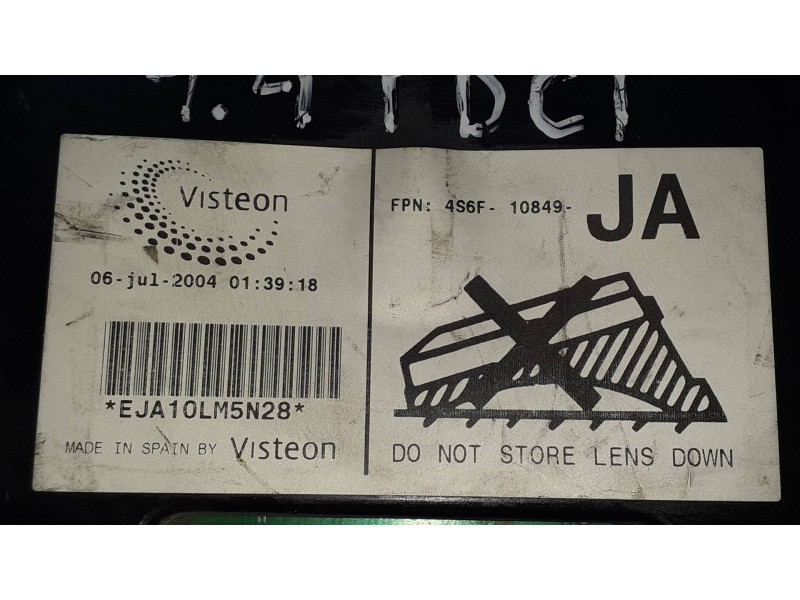 Recambio de cuadro instrumentos para ford fusion (cbk) ambiente referencia OEM IAM 4S6F10841A AU6620A VISTEON