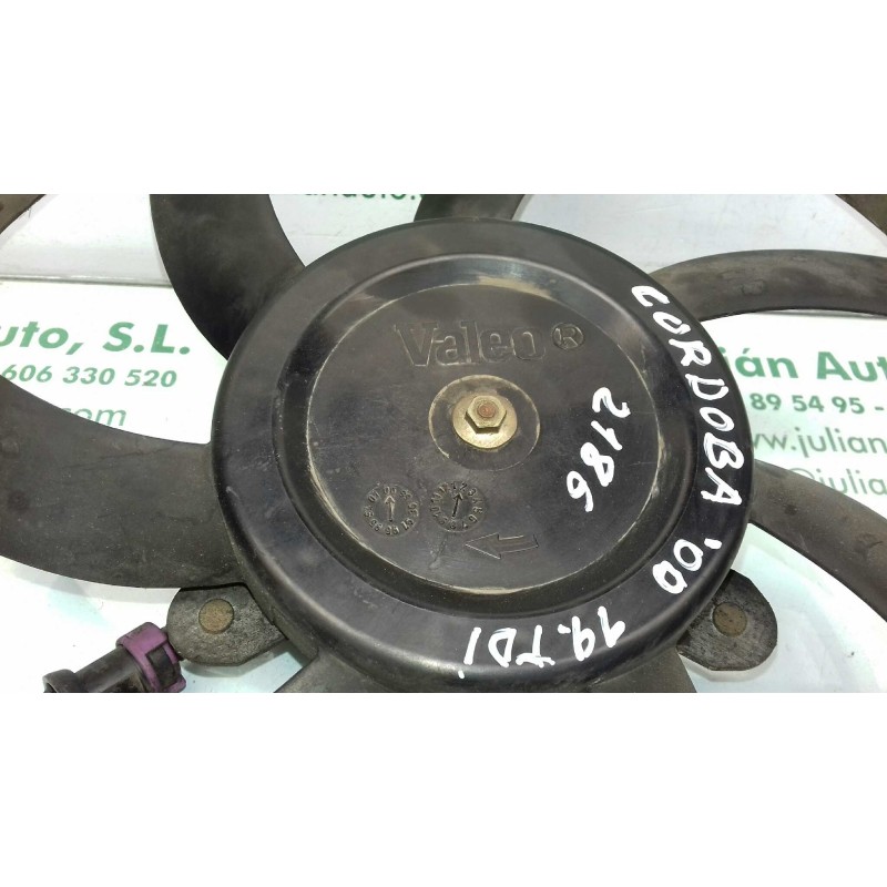 Recambio de electroventilador para seat cordoba berlina (6k2) stella referencia OEM IAM 6K0959455B DERECHO PEQUEÑO