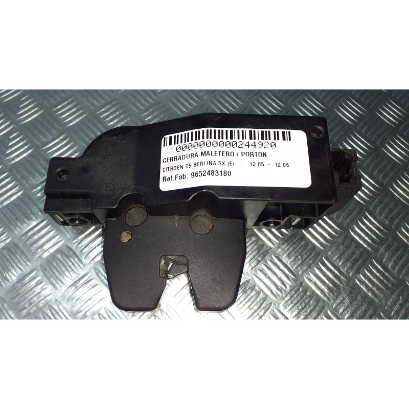 Recambio de cerradura maletero / porton para citroen c5 berlina sx (e) referencia OEM IAM 9652483180  28050508