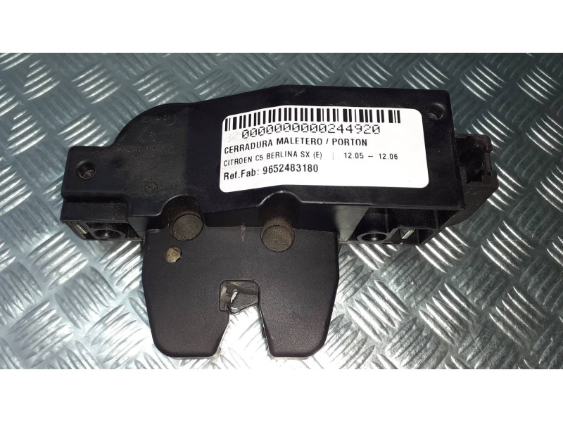 Recambio de cerradura maletero / porton para citroen c5 berlina sx (e) referencia OEM IAM 9652483180  28050508